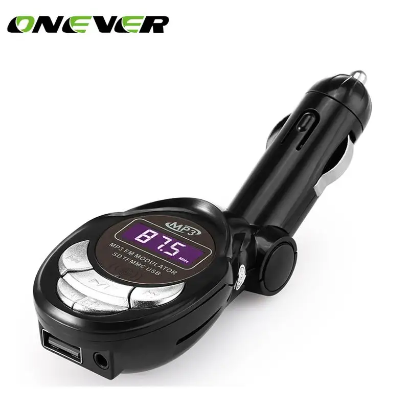 Автомобильный MP3 плеер Handfree беспроводной fm передатчик модулятор USB SD CD MMC
