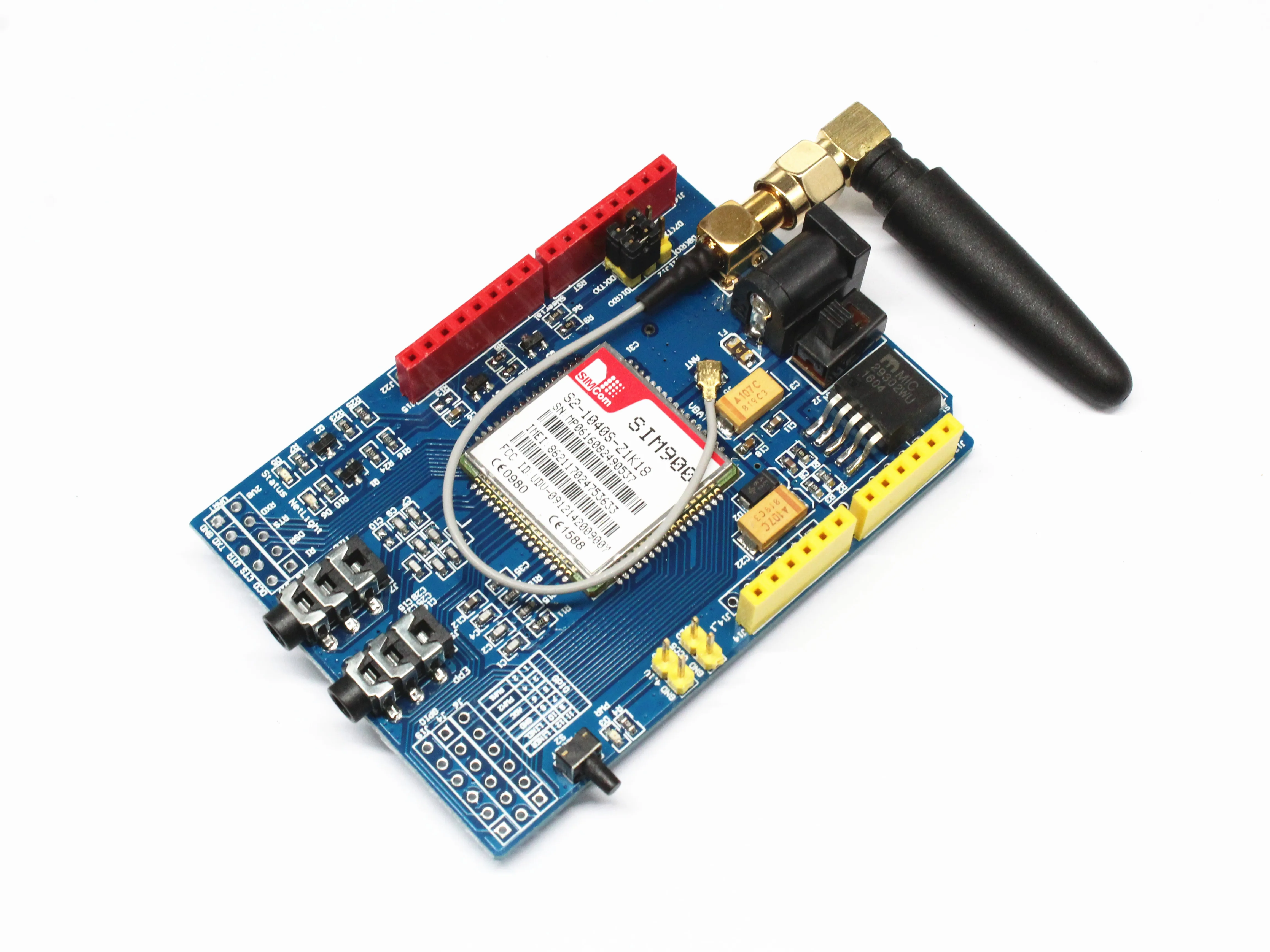 SIM900 GPRS/GSM Защитная макетная плата совместимая с четырехдиапазонным модулем |