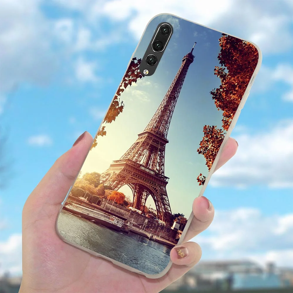 Чехол с изображением Парижа Франции Эйфелевой башни для Huawei Honor 7Cin чехлы Nova 3 3i