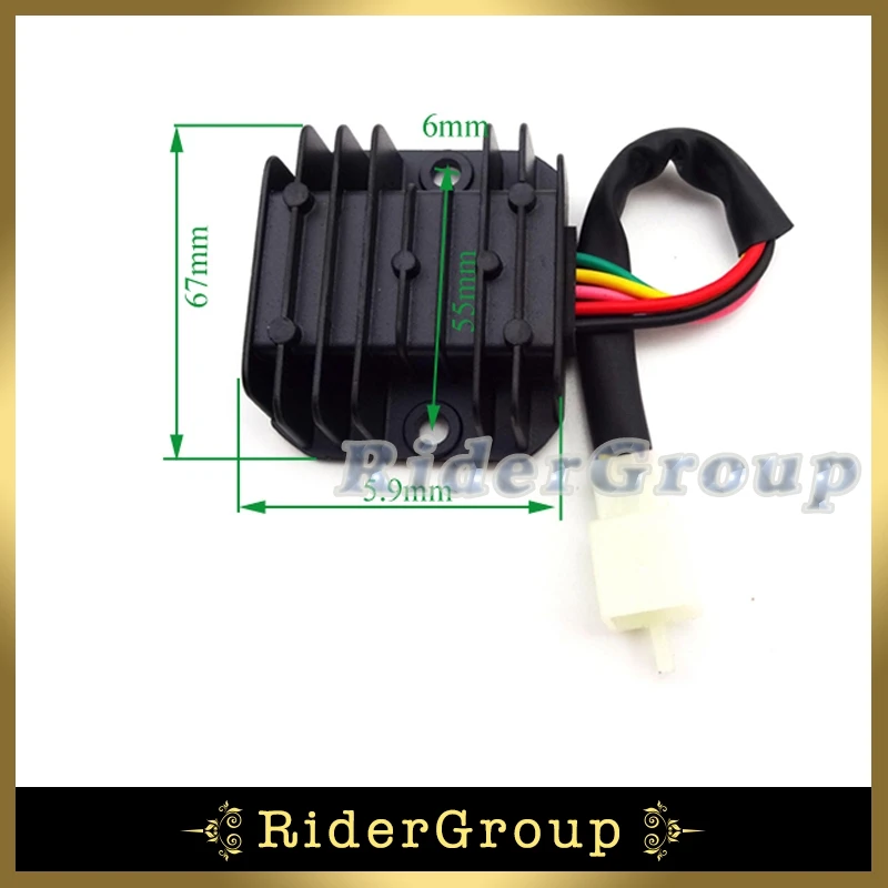 Регулятор напряжения выпрямитель 5 проводов для двигателя GY6 50cc 70cc 90cc 110cc 125cc 150cc ATV