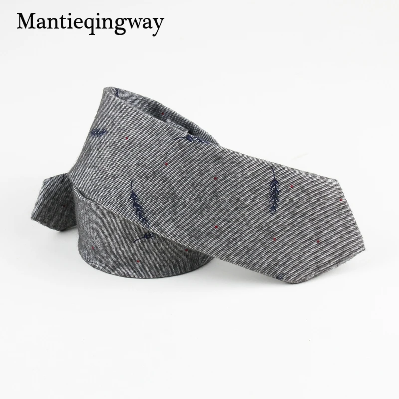 Mantieqingway 6 см Мужской Хлопковый ежедневный Галстук Свадебный Жених жаккардовые галстуки с принтом птиц граваты листья бабочка в деловом стиле