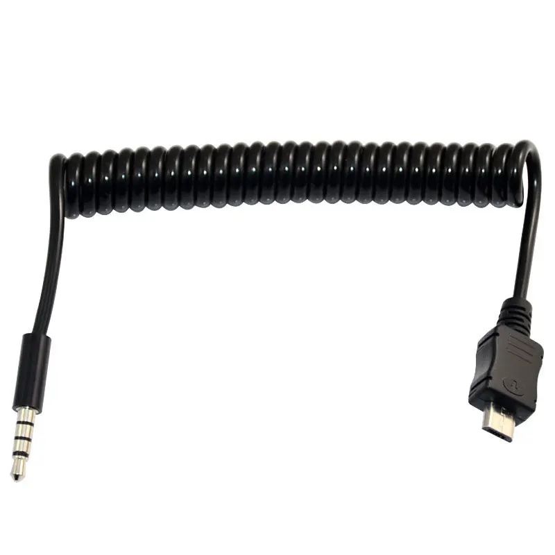 Тянущаяся пружинная линия система Android мобильный телефон аудио кабель USB AM DC3.5 3