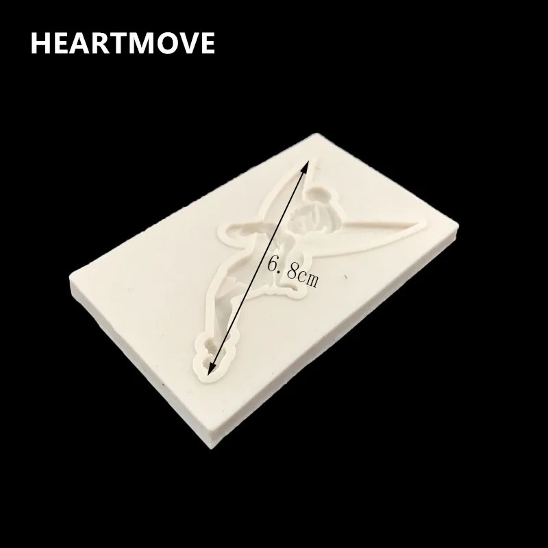 HEARTMOVE Ангел силиконовая форма для выпечки в форме цветка вечерние свадебные
