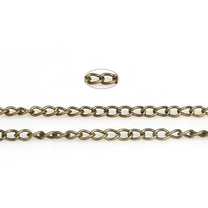 Горячая продажа 5 м/лот родий/серебро/золото/металл/Античная бронзовая позолота