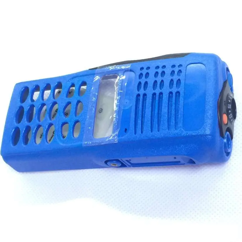 XQF синий полный радио сервис части передний корпус крышка Refurb Комплект для Motorola