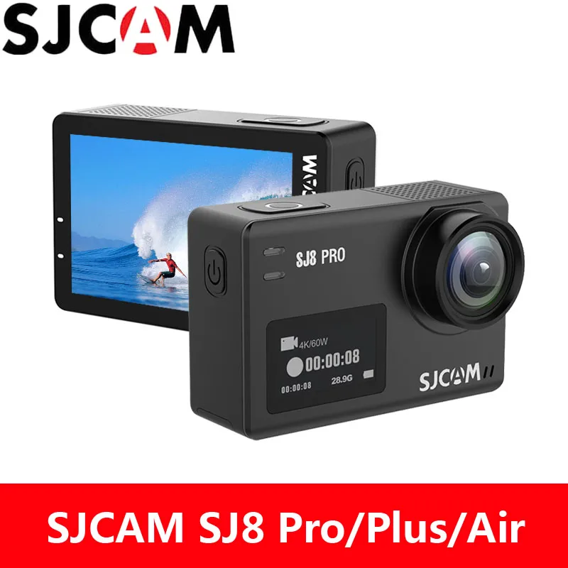 Экшн камера SJCAM SJ8 Pro 4K 60 кадров/с Wi Fi водонепроницаемость до 30 м|Экшн-камеры| |