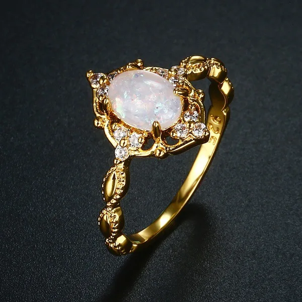 14 К золото Овальный алмаз кольцо S925 Перидот Bague драгоценный камень Bizuteria ювелирные изделия кольцо для женщин белый топаз Серебро 925 кольцо с коробкой