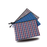 A4 file bag Сетка A4 молния Сумка для документов из ткани Оксфорд финансовой конференции законопроект для хранения портфель канцелярские принадлежности для офиса и обучения папка для документов - Цвет: A4 file bag