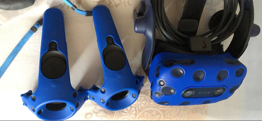Мягкий на ощупь силиконовый защитный чехол для htc VIVE PRO гарнитура, кожа VR шлем контроллер ручка чехол оболочка Виртуальная реальность