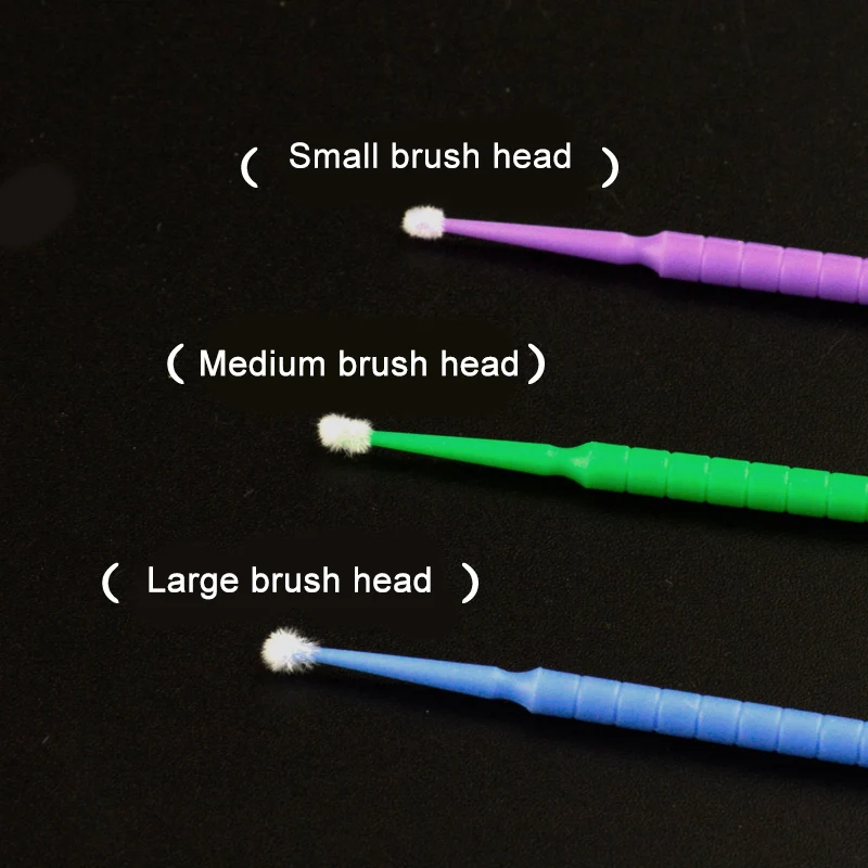 ISEEN одноразовая щетка для ресниц тампон микрокисти инструменты наращивания