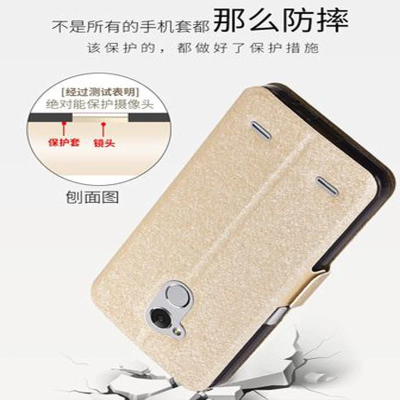 Open window leather case For ZTE Blade A2 Phone Case cover BV0720 capas shell BladeA2 flip back fundas | Мобильные телефоны и