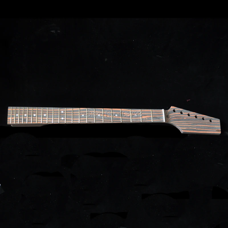 DIY электрогитара комплект с Zebrawood тело Зебра дерево шеи и гриф 22 лада S звукосниматели строитель наборы