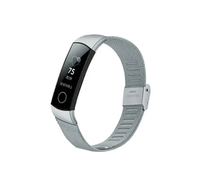 Ремешок для Honor Band 5/4 Миланская петля металлический ремешок из нержавеющей стали для huawei Honor Band 4 5 сменный Браслет