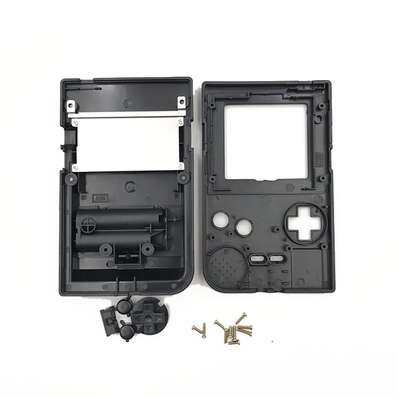 Черный синий мягкий поверхностный корпус оболочка подходит для GameboyGB Карманный GBP Ретро игровая консоль с пластиковые экранные линзы мальчик консоль
