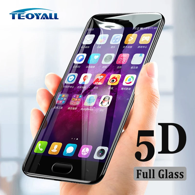 TeoYall 5D противоударное стекло для Huawei honor 8X 9 Lite закаленное 7A 9N 9i 8 10 Play защита экрана