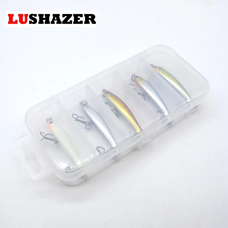 5 шт./лот LUSHAZER для vib рыбалки приманки 3 5g см воблер блесны рыболовные дергающаяся