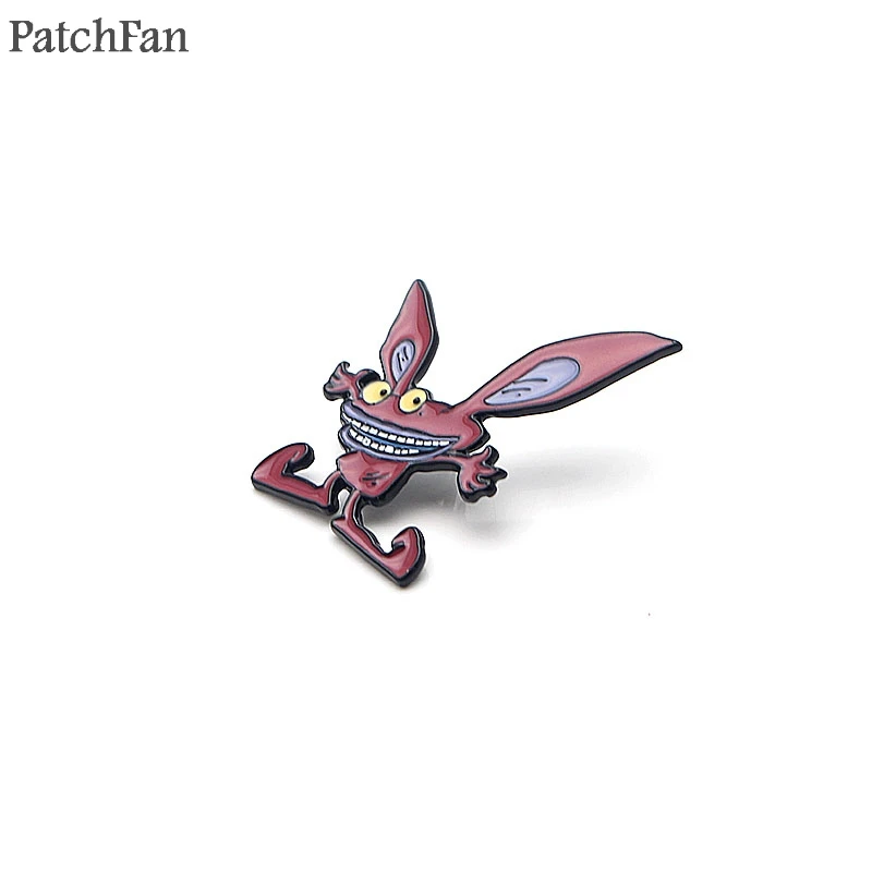 Patchfan ааааа! Настоящими монстрами! Zimbo Krumm втулка галстук булавки броши для рюкзака, одежды для мужчин и женщин Декоративные значки медаль A1327