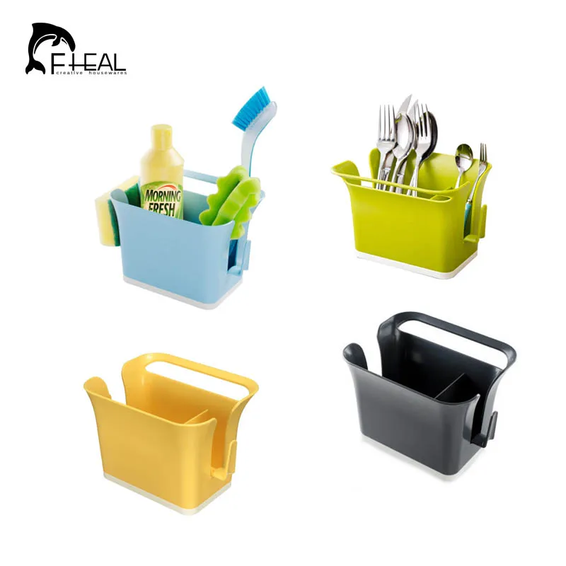 FHEAL Кухня хранения стойку столовые приборы Полотенца Кисть Губка дренажный полка