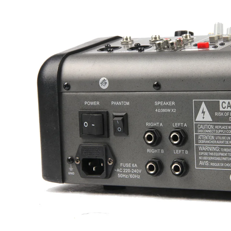 Горячая Распродажа профессиональное питание аудио DJ миксер канал Mezcladora Mischer