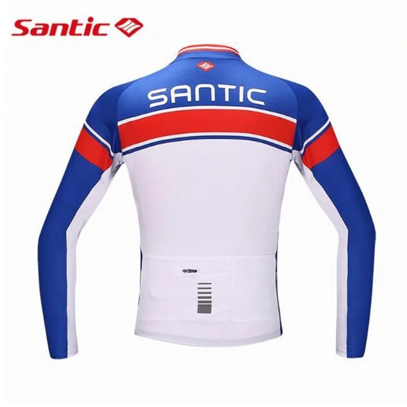 Santic Велоспорт Джерси с длинным рукавом Для мужчин анти-пот MTB bicycel Костюмы Ropa Ciclista