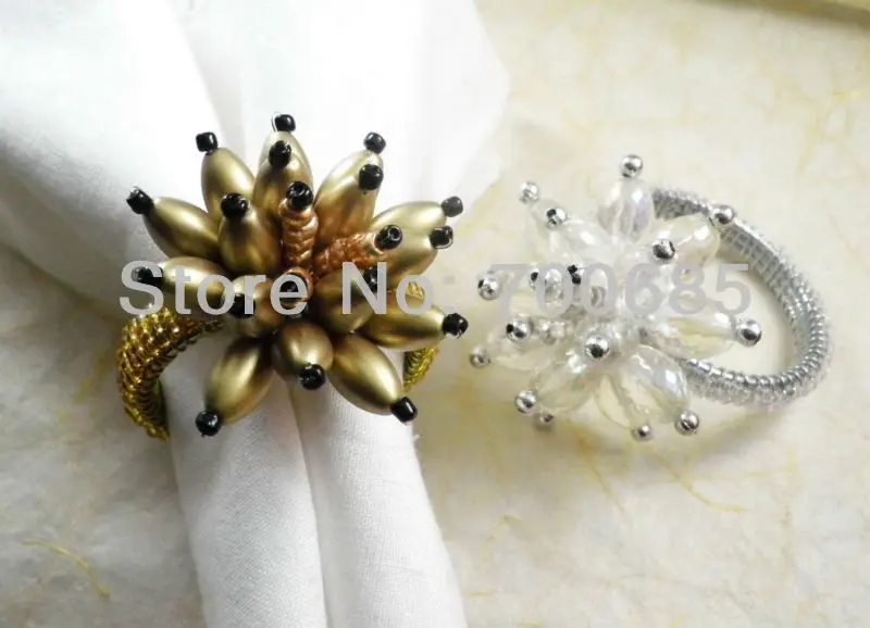 

Продано на Aliexpress бисерное кольцо для свадебных салфеток