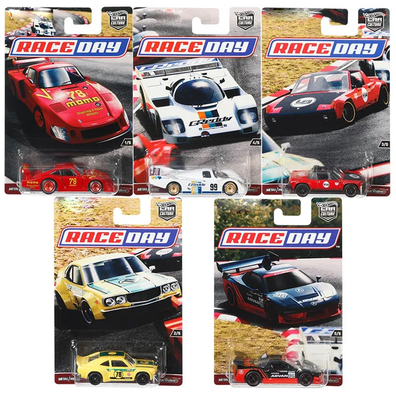 RACE DAY(5pcs) Hot Wheels автомобиль 1: 64 Автомобиль культура гонки день коллектор издание металл литья под давлением Модель Коллекция детские игрушки автомобиль подарок - Цвет: RACE DAY(5pcs)