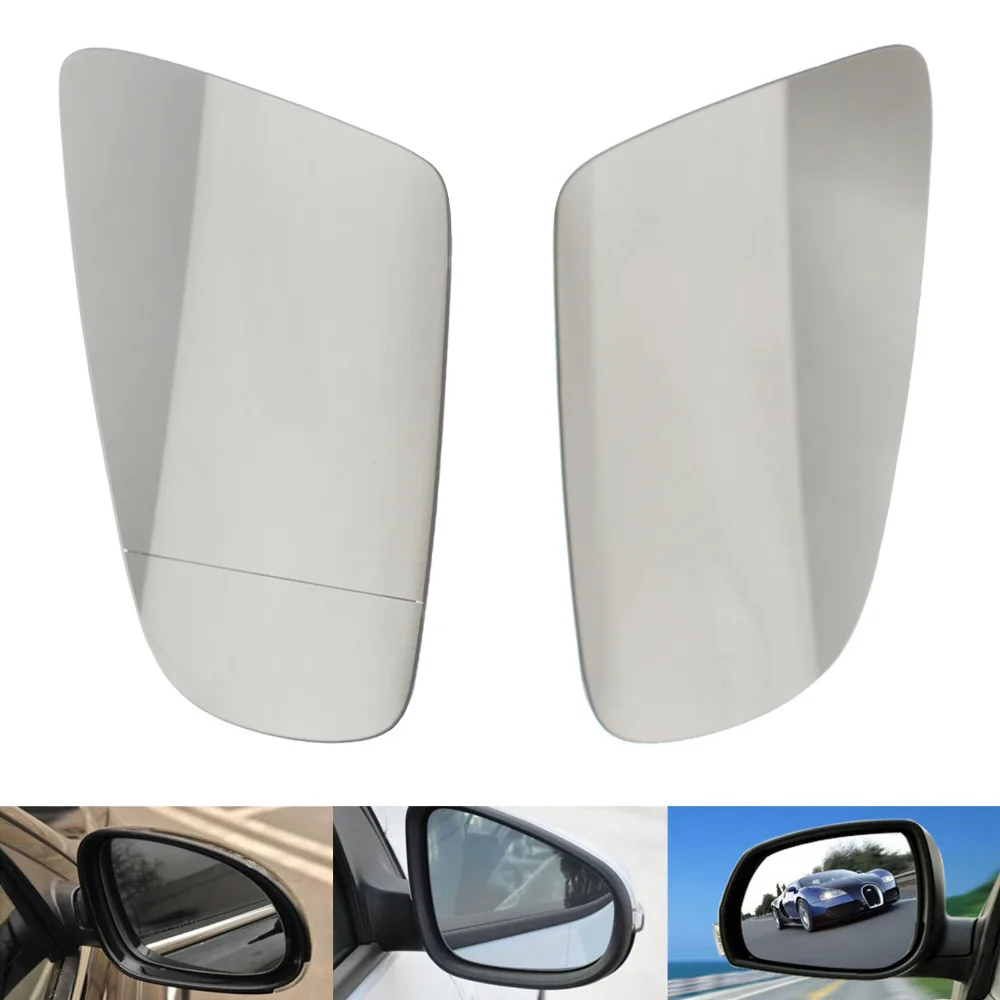 1 пара для Audi A4 B6/B7/C6 2005 2007 зеркало двери стекло с подогревом тонированное правое