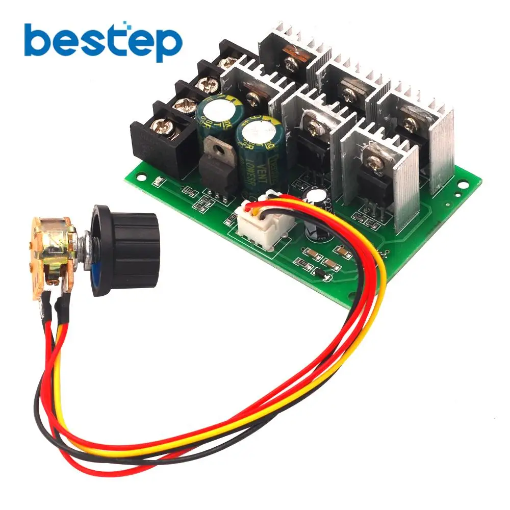 PWM регулятор двигателя пост. Тока 12V24V36V48V Высокая мощность 40A DC контроллер щетки