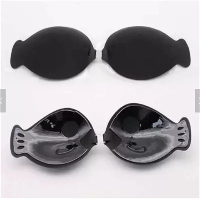 100pcs/New Sexy bra Women Self Adhesive Strapless Bandage Stick Gel Silicone Push Up Invisible Bra seamless Intimates bras
