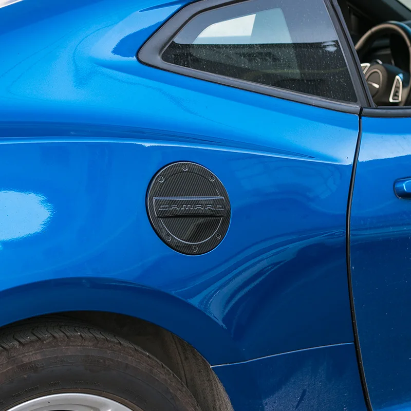 Наклейка защитная MOPAI из АБС пластика на крышку бензобака для Chevrolet Camaro 2017 и