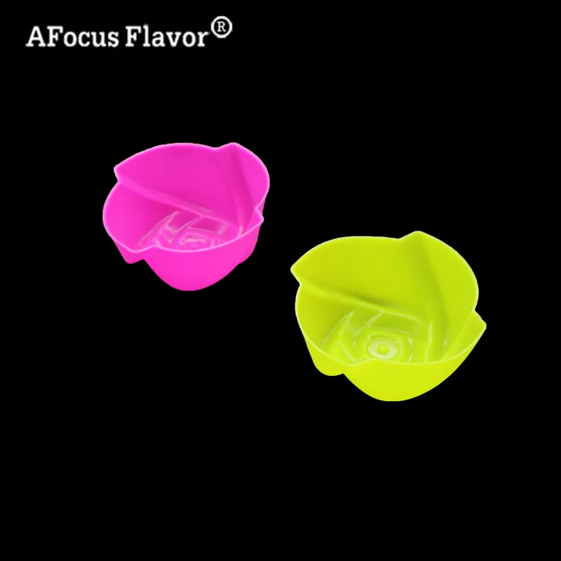 4 шт. силиконовые чашки для выпечки кекс круглый торт украшение помадка Маффин