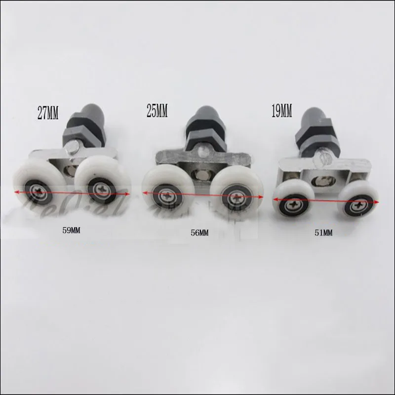 200 шт./лот душевая комната ванная стеклянная дверь качели круглые ролики колесо