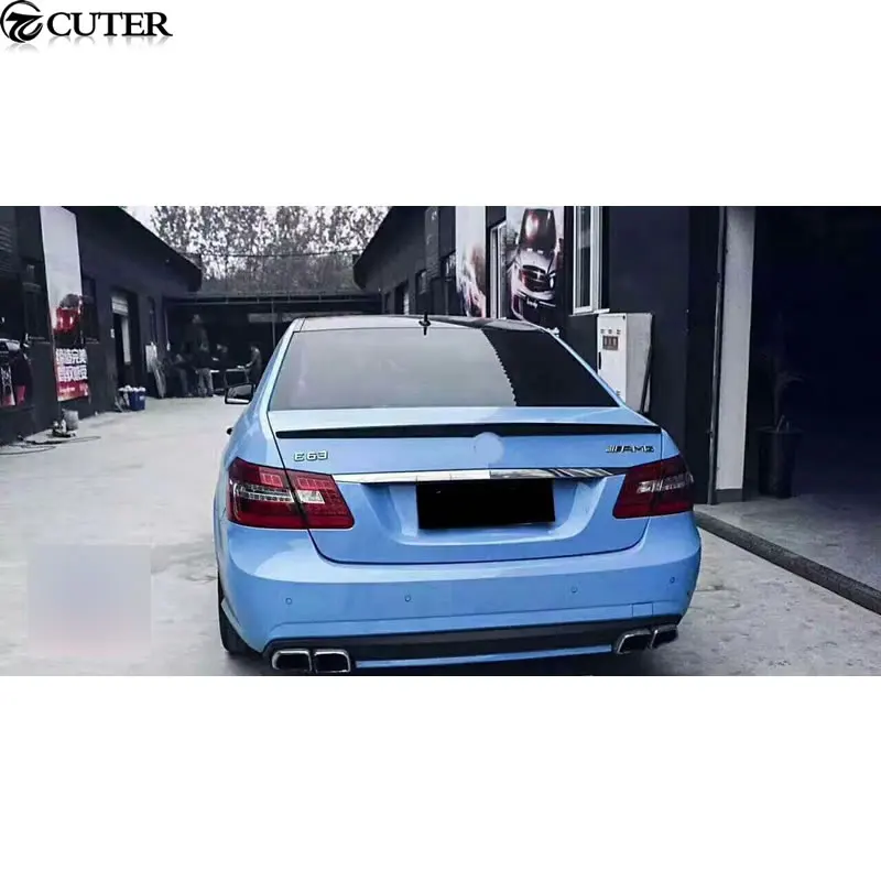 W212 E63 AMG Стиль FRP Неокрашенный передний бампер задний боковые юбки для Mercedes Benz E300