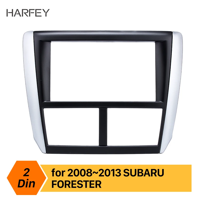 Автомагнитола Harfey черная для Subaru Forester 2008 2013 Impreza с рамкой приборной панели CD DVD GPS
