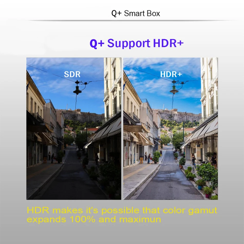 Q Plus Смарт ТВ приставка Android 9,0 ТВ приставка 4 Гб ОЗУ 32 Гб 64 Гб ПЗУ 6K H.265 USB3.0 Netflix Allwinner H6 PK T95Q s905x2 приставка