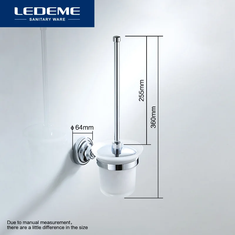 LEDEME держатели для туалетной щетки Нержавеющая сталь Пластик держатель Ванная