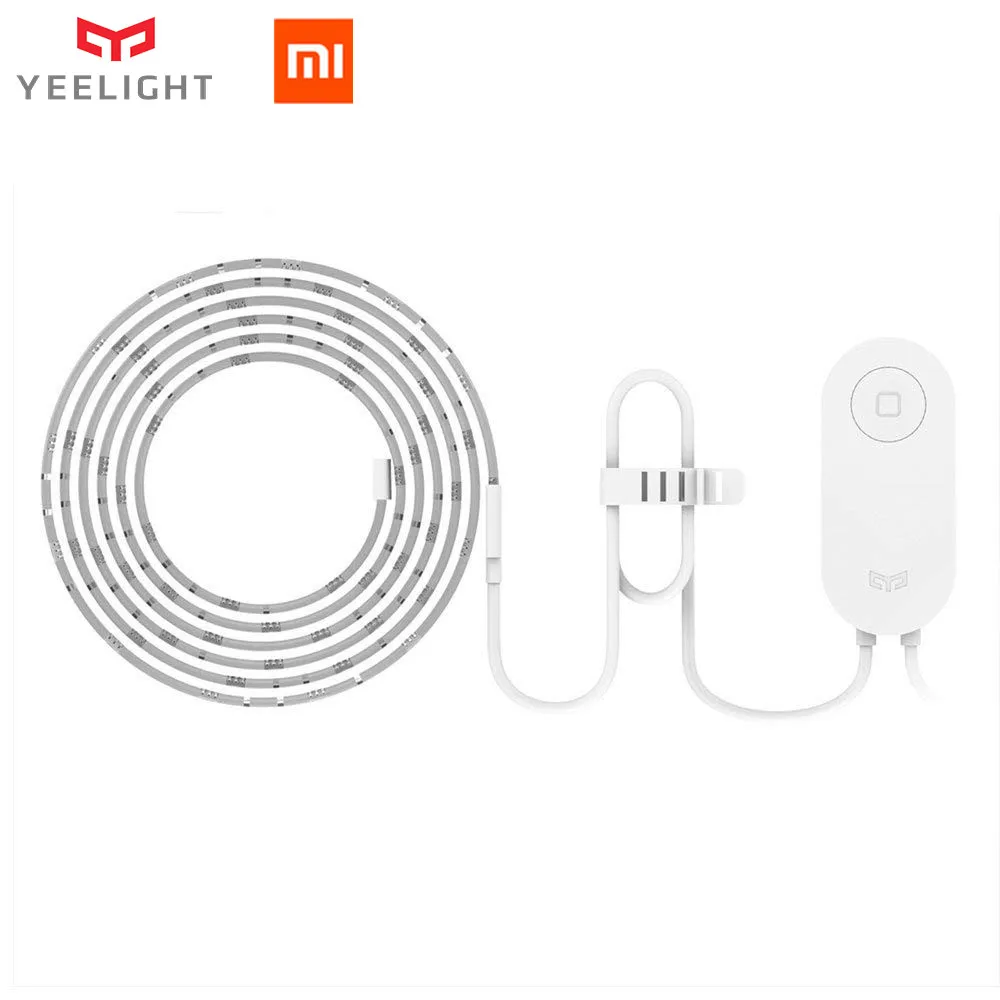 Xiaomi Yee светильник RGB полоса умный светильник Умный домашний телефон приложение Wifi светильник красочный ягненок светодиодный 2 м 16 миллионов 60 Светодиодный s - Цвет: Light strip