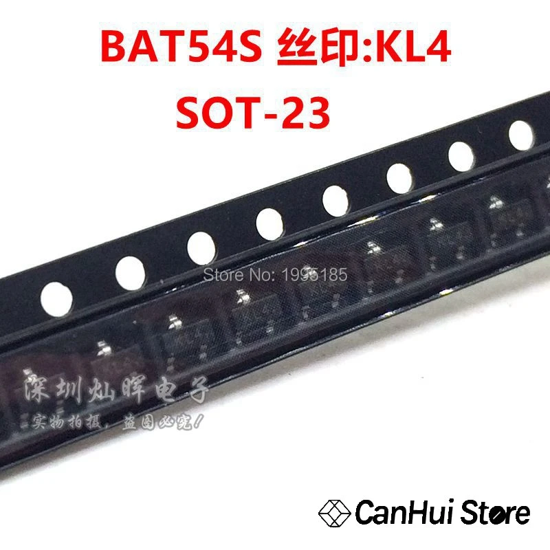 

100 ./ BAT54S KL4 BAT54 Schottky diode SOT23