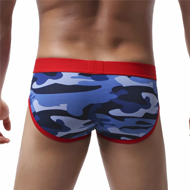 3PCS Men's Underwear Cotton Boxers Man Breathable Panties Camouflage Shorts Brand Underpants