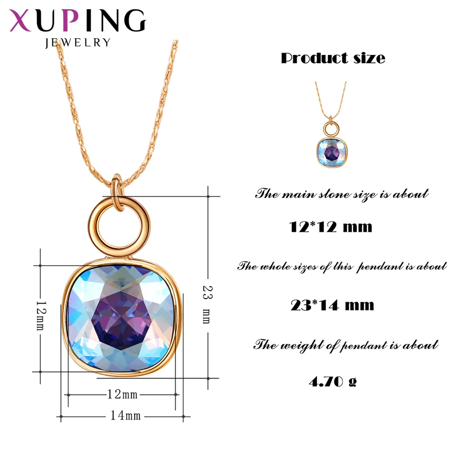 Xuping элегантный очаровательный стиль Кристаллы от Swarovski позолоченный кулон для женщин День святого Валентина подарки SS1-3020