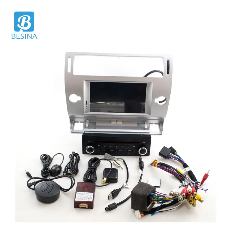 Besina Android 9 0 автомобильный dvd плеер для Citroen C4 Quatre Triumph 2004 2012 gps навигация Мультимедиа