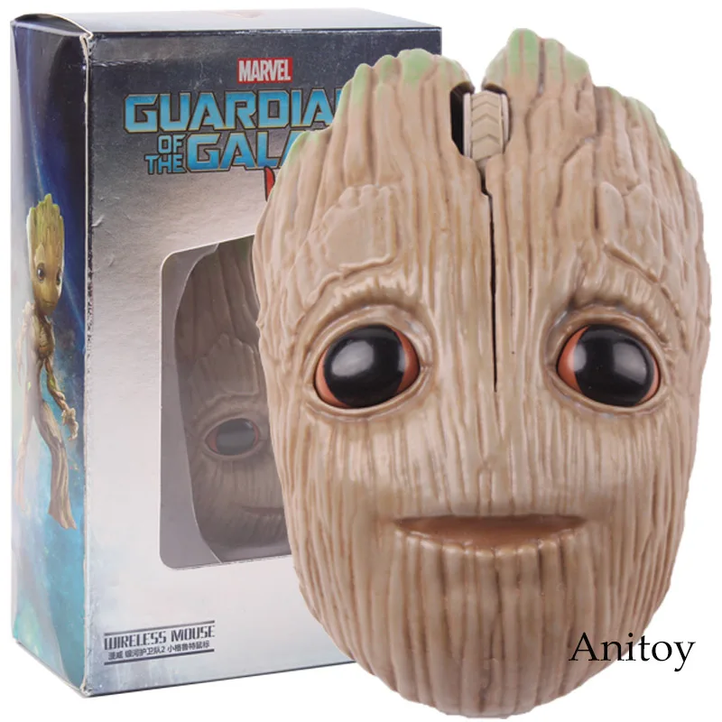 Tree Man Baby Мстители игрушки Железный человек MK46 MK50 пантера звезда Властелин дерево человек Муравей военная машина фигурка беспроводная мышь компьютерная игрушка - Цвет: Tree Man Baby
