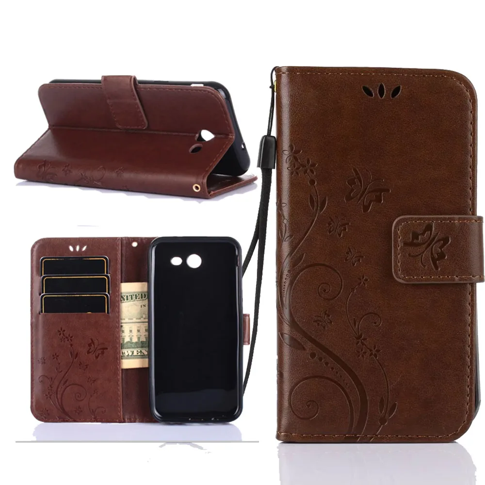 A3 A5 J1 J3 J5 J7 2015 2016 2017 кожаный чехол книжка с бабочкой бумажник для Samsung Galaxy S3 S4 S5 mini S6