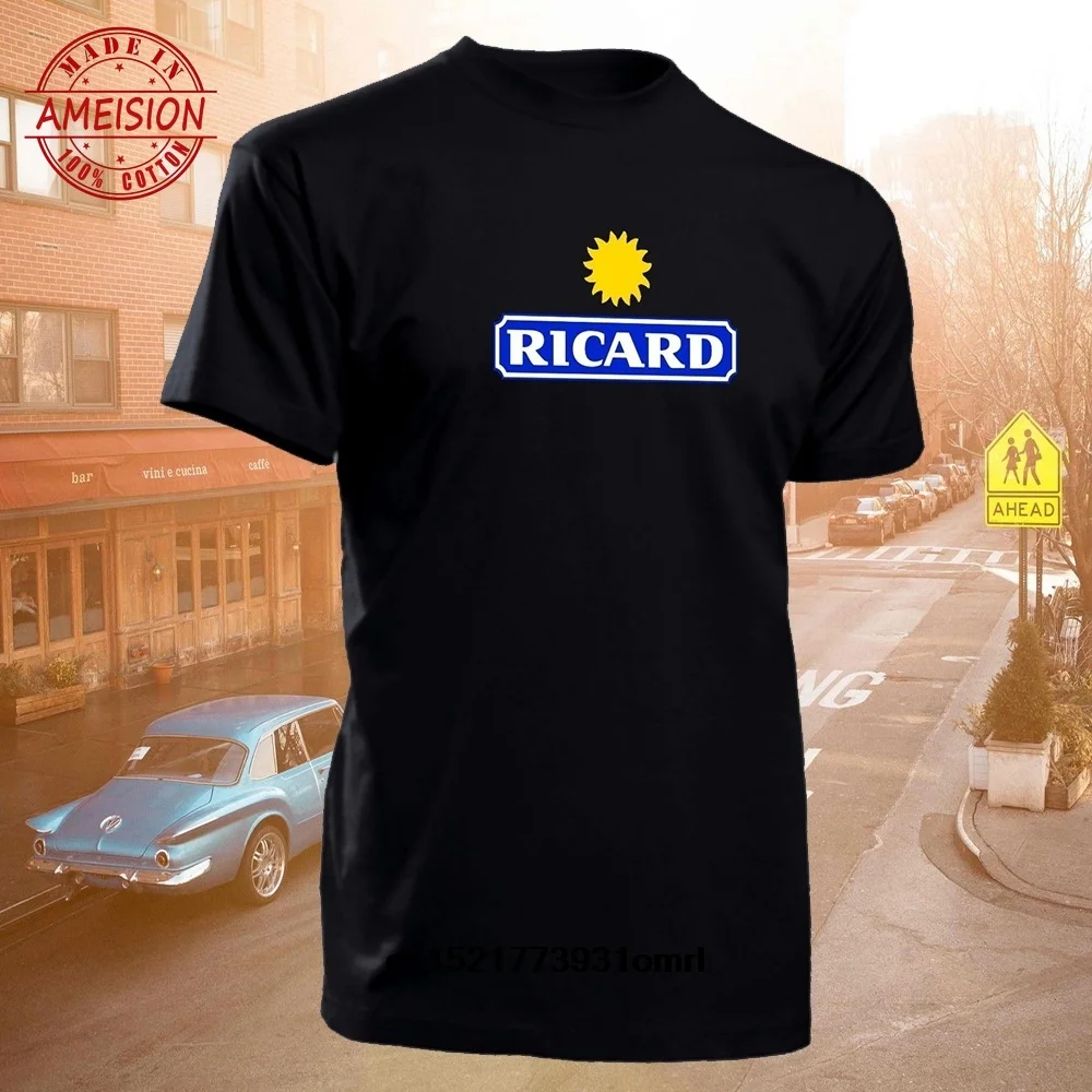 Простая мужская футболка модная Ricard S с короткими рукавами забавная новинка из