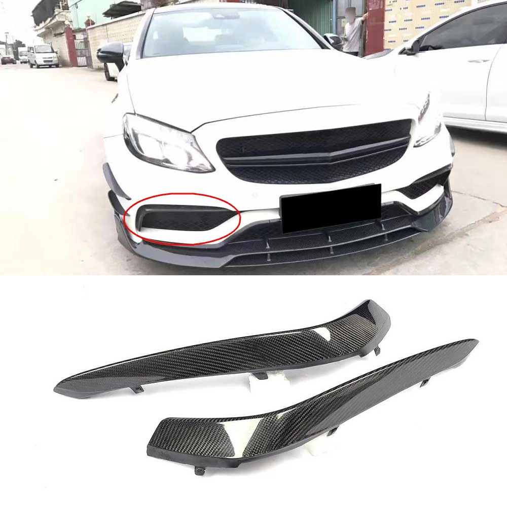 Наклейки на заднее боковое зеркало из углеродного волокна для Mercedes Benz C Class W205 Coupe C180 C200 C63 AMG 15-17