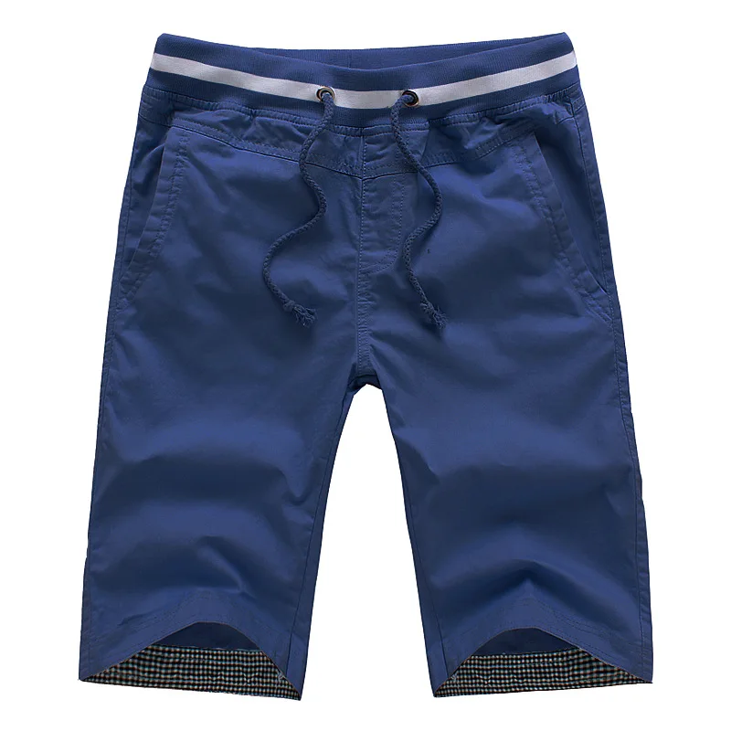 Dark blue Горные 4XL мужские летние шорты, мужские пляжные шорты, хлопковые повседневные шорты, дышащая мужская брендовая одежда SA411 - Цвет: Dark blue