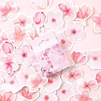 46pcsbox japan cherry blossoms planner flower sticker diary paper decoration kawaii stickers stationary scrapbooking journal