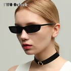 Солнцезащитные очки TWO Oclock женские, в прямоугольной оправе, винтажные, UV400