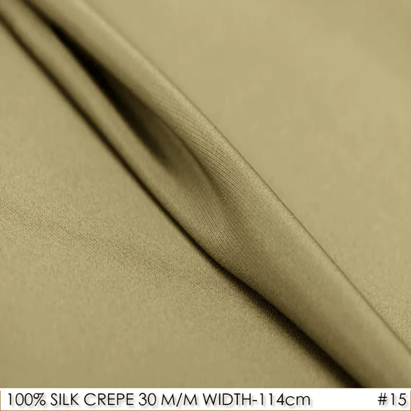 

Шелковый крепдешин 114 см ширина 30 мм 100% натуральная шелковая ткань плотное шелковое пальто Шелковый материал Прямая поставка с завода темно...