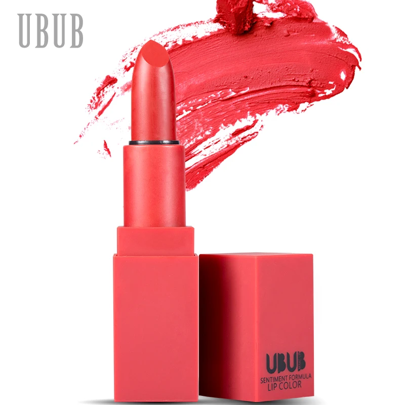 UBUB 5 цветов помады плавное увлажнение длительный Водонепроницаемый Lip Stick